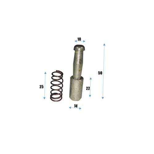 14 MM TOPUZLU ŞAFT PİMİ (EGE)