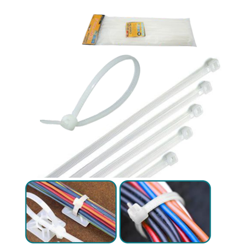 CMC 3,6X350 mm BEYAZ PLASTİK CIRT KELEPÇE