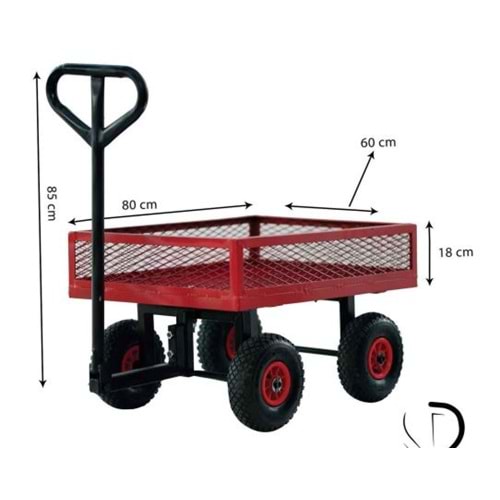 HANGAR MİNİ VAGON TAŞIMA ARABASI (300 KG)