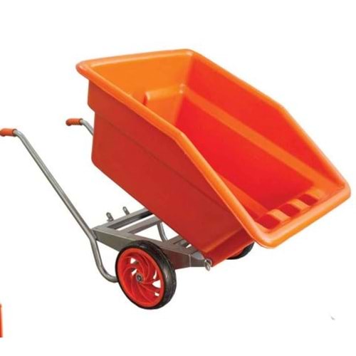 ORJ.PLASTİK DAMPERLİ EL ARABASI 250 LT