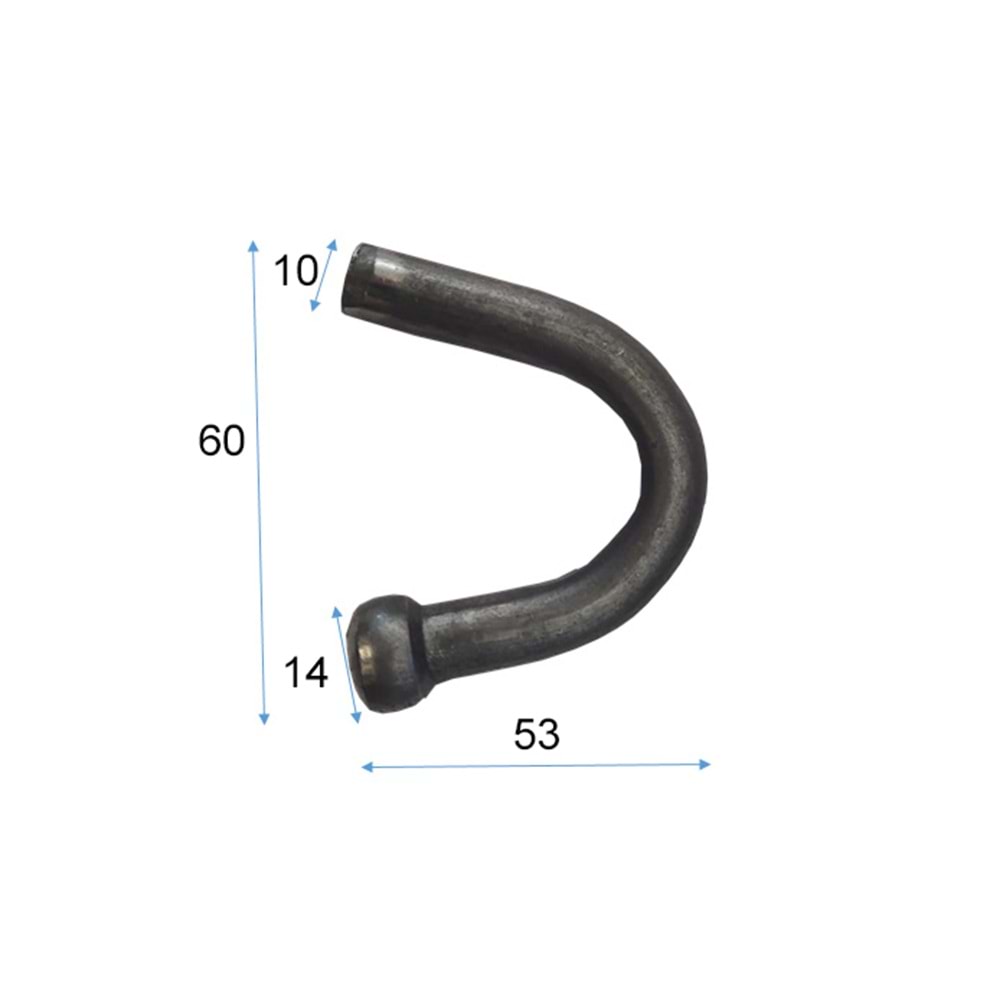 10 MM U KANCA