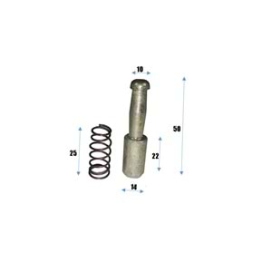 14 MM TOPUZLU ŞAFT PİMİ (EGE)