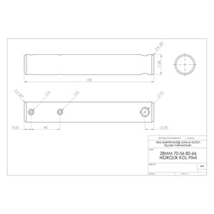 28 MM 70/56/80/66 3*DELİK HİDROLİK KOL PİMİ