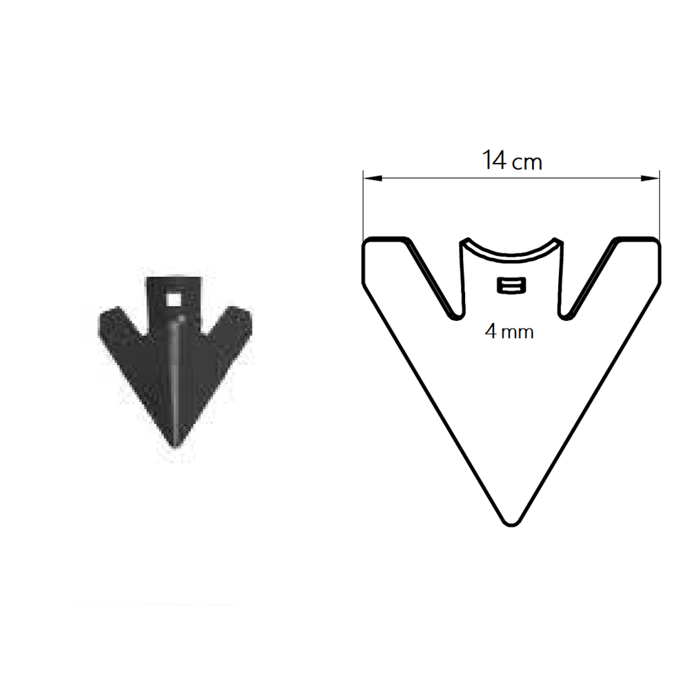 KIRLANGIÇ PAPUCU 14 CM (ÇEKİLİ ÇAPA TAM)