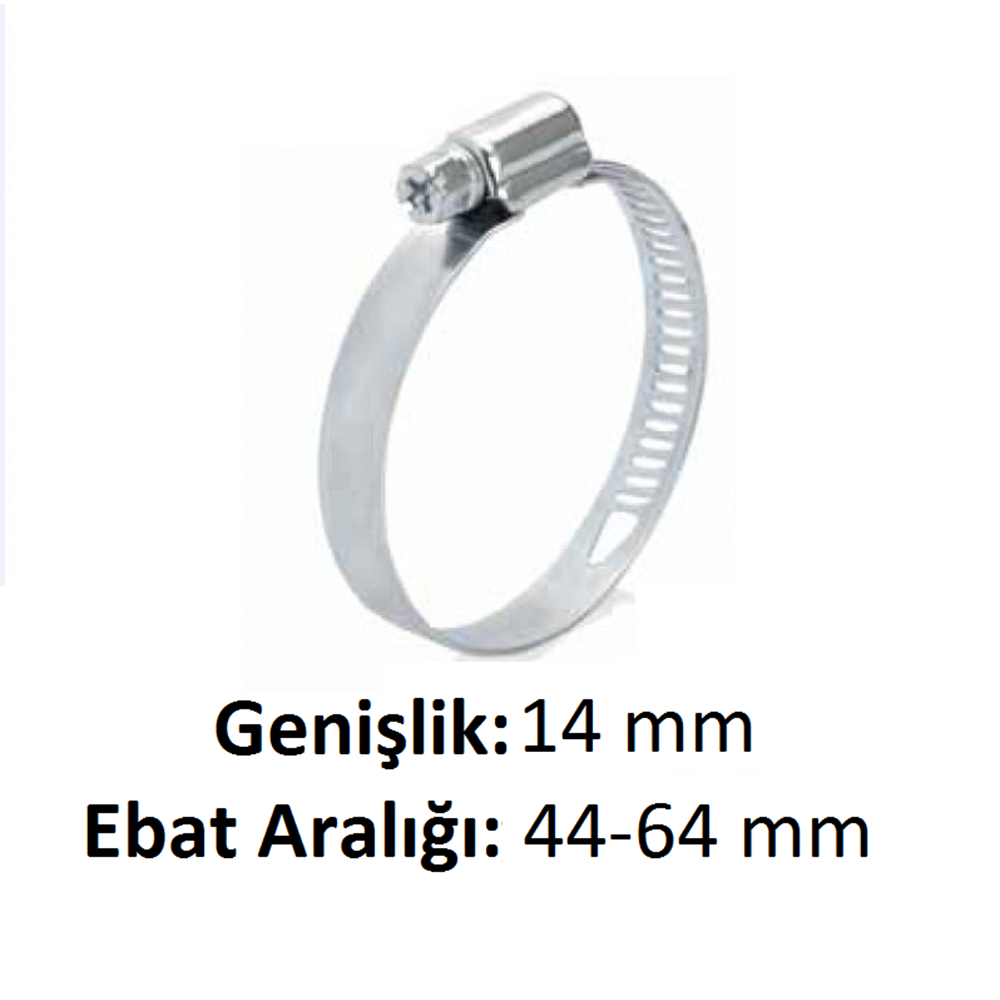 44*64 HORTUM KELEPÇESİ 13 mm