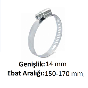 150*170 HORTUM KELEPÇESİ 13 mm