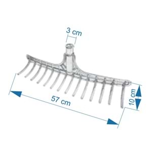 ORJİNAL PLASTİK TIRMIK 14 DİŞ 58 CM